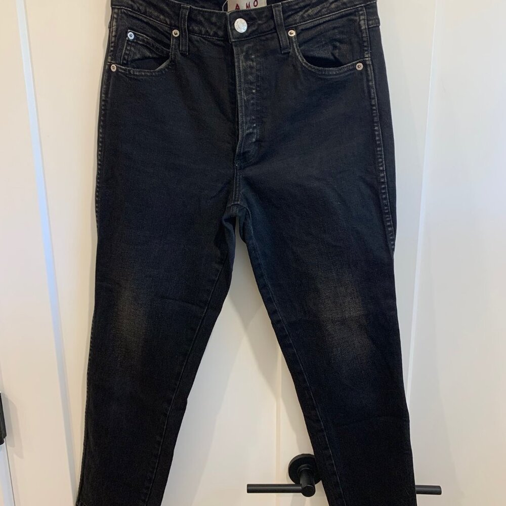 AMO babe high rise slim straight jeans - Picture 4 of 12